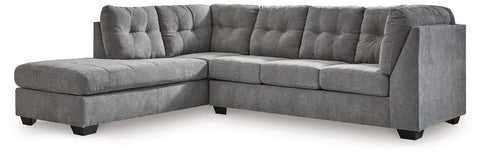 Gray Signature Sectional With Chaise - Basha Furniture