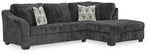 Ash-Ford Sectional Chaise - Basha Furniture
