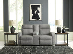 Gauntlet Reclining Loveseat with Console