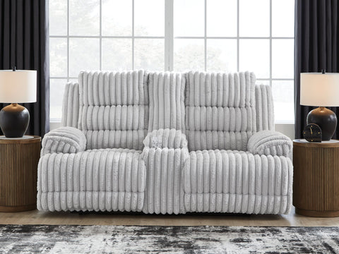 Rhines Falls Power Reclining Loveseat with Console