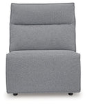 ModMax II Reclining Sectional with Chaise and Audio Console