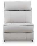 Social Pointe Reclining Sectional with Storage Console