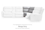 Social Pointe Reclining Sectional with Storage Console