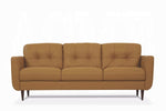 Radwan Camel Leather Sofa