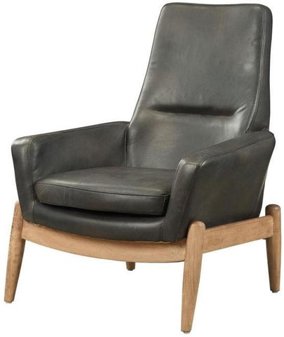 Acme Dolphin Accent Chair in Black 59533 - Basha Furniture