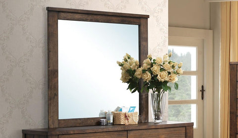 Acme Merrilee Landscape Mirror in Oak 21684 image