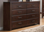 Acme Oberreit 8 Drawer Dresser in Walnut 25795 image