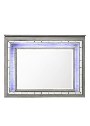 Antares Light Gray Oak Mirror (LED) image