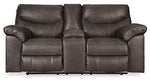 Boxberg Reclining Loveseat with Console - Basha Furniture