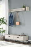 Socalle Bench with Coat Rack - Basha Furniture