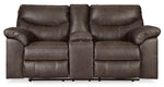 Boxberg Reclining Loveseat with Console - Basha Furniture