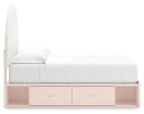 Wistenpine Upholstered Bed with Storage