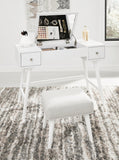 Thadamere Vanity with Stool