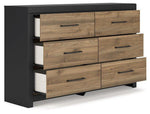 Vertani Dresser and Mirror - Basha Furniture
