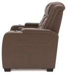 High Impact Power Reclining Loveseat with Console