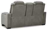 The Man-Den Power Reclining Loveseat with Console