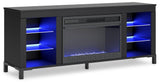Cayberry Entertainment Center with Electric Fireplace