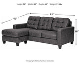 Venaldi Sofa Chaise Sleeper - Basha Furniture