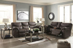 Boxberg Reclining Loveseat with Console - Basha Furniture