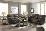 Boxberg Reclining Loveseat with Console - Basha Furniture