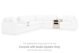 Modmax 5 Piece Sectional with Audio Console