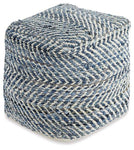 Chevron Pouf image