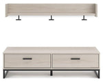 Socalle Bench with Coat Rack - Basha Furniture