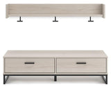 Socalle Bench with Coat Rack - Basha Furniture