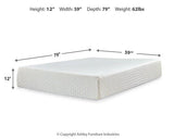 Chime 12 Inch Memory Foam Mattress in a Box