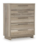 Hasbrick Wide Chest of Drawers - Basha Furniture