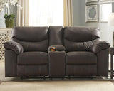 Boxberg Reclining Loveseat with Console - Basha Furniture