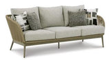 Swiss Valley Outdoor Sofa with Cushion - Basha Furniture