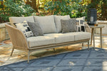 Swiss Valley Outdoor Sofa with Cushion - Basha Furniture