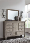 Harrastone Dresser and Mirror - Basha Furniture