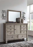 Harrastone Dresser and Mirror - Basha Furniture