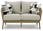 Swiss Valley Outdoor Loveseat with Cushion - Basha Furniture
