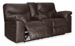 Boxberg Reclining Loveseat with Console - Basha Furniture