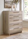 Hasbrick Wide Chest of Drawers - Basha Furniture