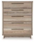 Hasbrick Wide Chest of Drawers - Basha Furniture