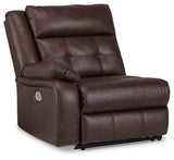 Punch Up Power Reclining Sectional Loveseat with Console