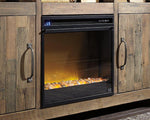 Baystorm 64" TV Stand with Electric Fireplace - Basha Furniture
