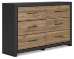 Vertani Dresser and Mirror - Basha Furniture