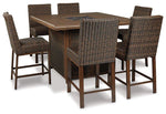 Paradise Trail Outdoor Bar Table Set