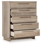 Hasbrick Wide Chest of Drawers - Basha Furniture