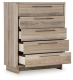 Hasbrick Wide Chest of Drawers - Basha Furniture