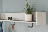 Socalle Bench with Coat Rack - Basha Furniture