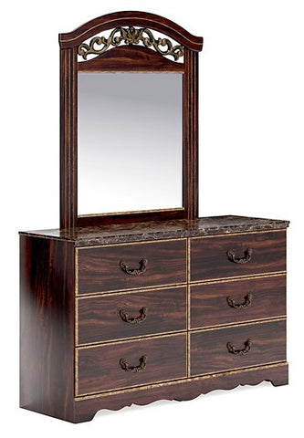 Glosmount Dresser and Mirror image