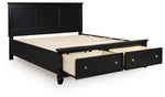 Lanolee Panel Storage Bed