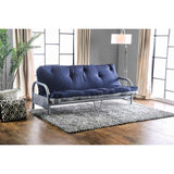 Aksel Black/Red Futon Mattress, Black, Red & Gray