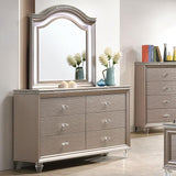 ALLIE Dresser Beige & Rose Gold
